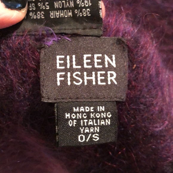 Eileen Fisher Italian Yarn Mohair Scarf - Picture 4 of 6